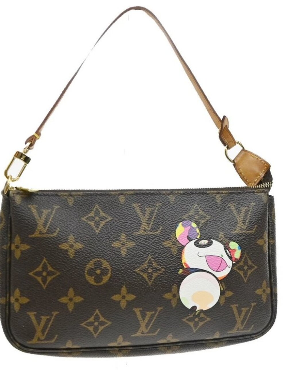 LOUIS VUITTON Murakami Pochette Accessoires Monogram Panda